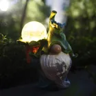 Ornament Resin Welcome Gnome Statue Lawn Ornament Figurine Garden Resin Ornament For Garden Decoration