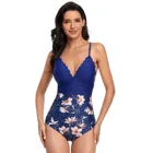 Bikini 2021 Cut Flower Sexy One-Piece Swimsuit Halter 2 Wear Ladies Swimsuit Bikini