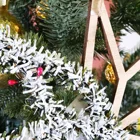 Christmas Snow Snowflake Ornament Snowflake Pendant Christmas Hanging Ornaments Christmas Tree Artificial Snow