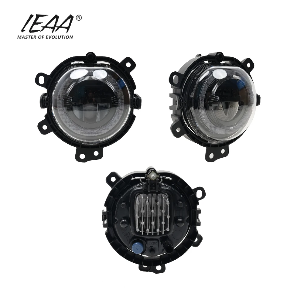 product car fog led lights for bmw mini cooper f55 2015 up fog light daytime running light front bumper fog lamp drl-5