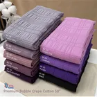Fancy Polyester Harvest Fancy Cotton Polyester Puckered Bubble Crepe Gingham Check Fabric For Girl Shirts And Dresses
