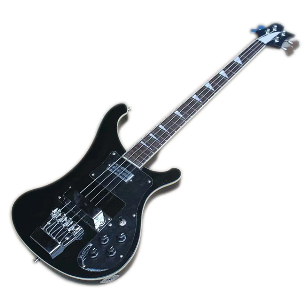 rickenbacker bass black pickguard