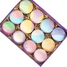 Bath Gift Set Natural Bath Bomb Gift Set Handmade Bubble Bathbombs For Women Kids Shea Butter Moisturize
