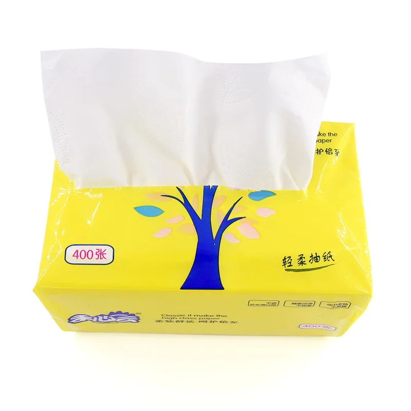 Manufacturer From China OEM Facial Tissue Paper Ultra Soft Facial Tissues 100%Virgin Wood Pulp Facial Tissue Paper