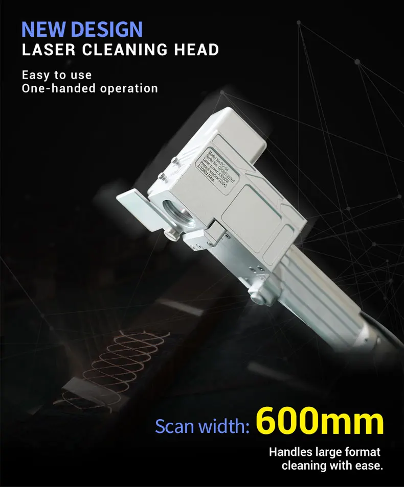 1500w Pulse Fiber Laser Cleaning Classic Car Repair Rust Removal Pipe Portable Laser Cleaning Machine 4 in 1
