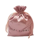 Satin Bags Satin Gift Pouches Manufacturer Custom Wholesales Soft Wig Underwear Drawstring Silk Satin Bags