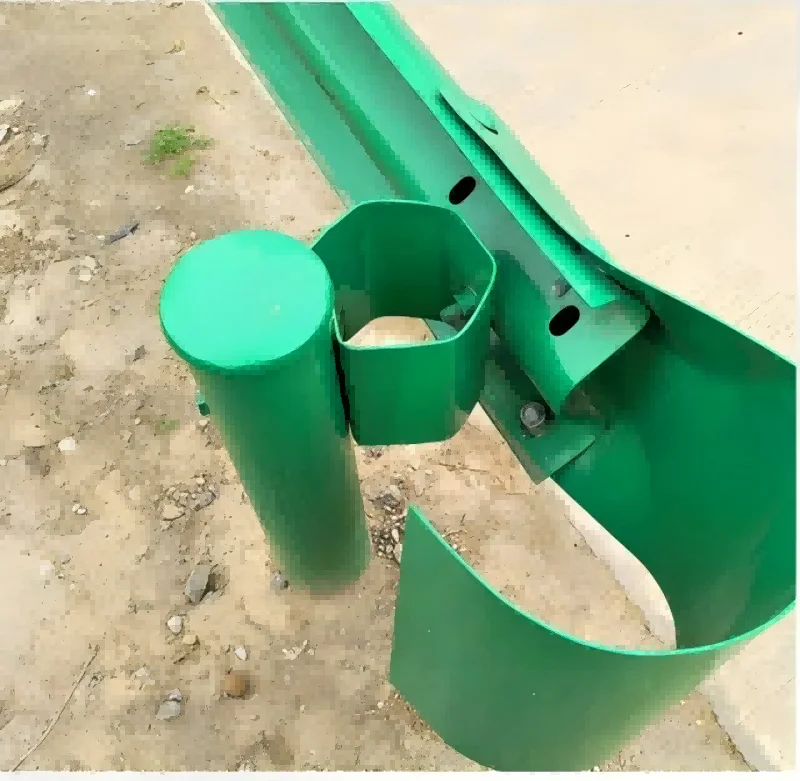 Professional Highways Traffic Barriers Hot Dipped Galvanized Crash Guardrails for Roadways Surface Treatment Made of Steel manufacture