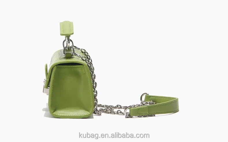 alligator embossed handbag