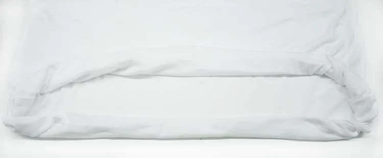 Seamless TOP Tube TShirt Cotton Spandex Free Cut Tubular Knitting Jersey Fabric in Rolling Packing details