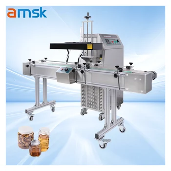 LGYS-3000 Automatic Electromagnetic Aluminum Foil Induction Sealing Machine for Glass Plastic Bottles for Film Bag Packaging