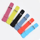 Rubber Bracelet Rubber Soft Silicone Watch Strap Adjustable Rubber Bracelet Silicone Wristband