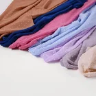 Shawl Pom Bubble Women Long Shawl Wrap Muslim Headband Maxi Islamic Sjaal Chiffon Hijab Scarf 180*70cm
