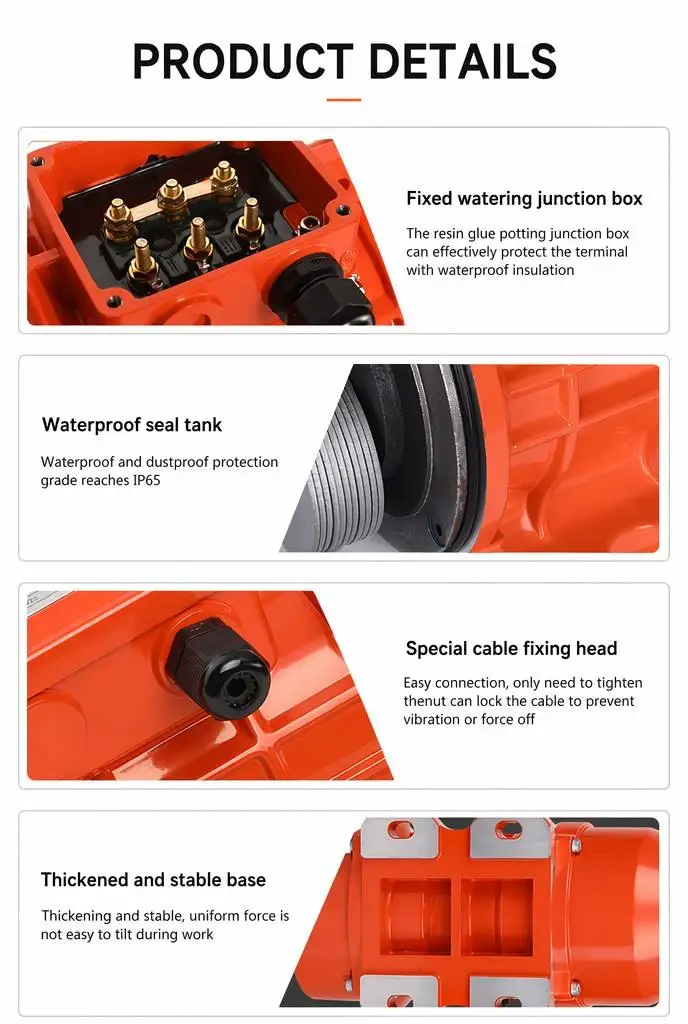 Vibration Motor, MVE, Centrifugal, 220V, IP55/IP65 - detail 6