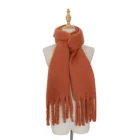 Scarf Designer Scarf Manufactured Directly Newly Designed Fashionable Female Warm Hairy Scarf Shawl With Fringes