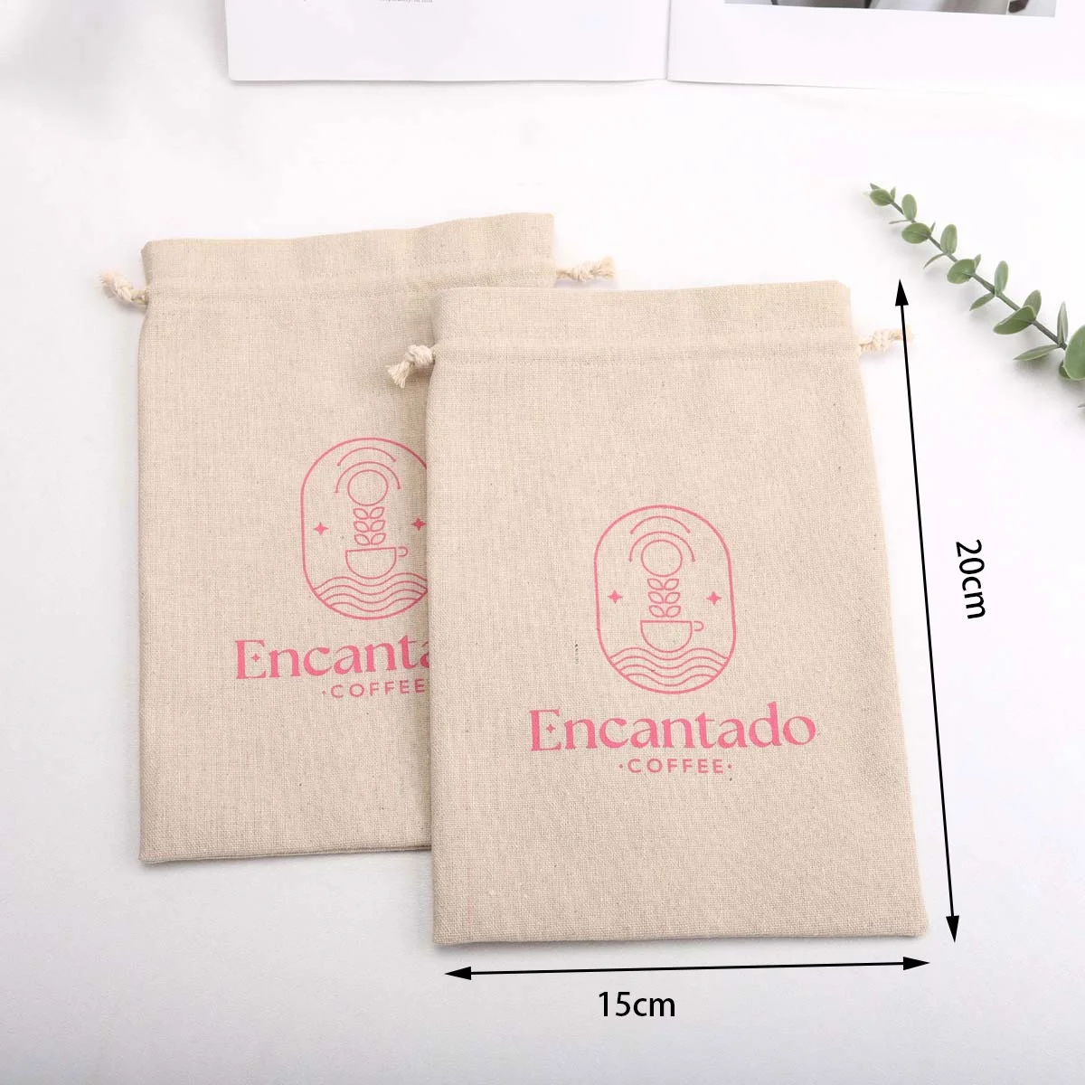 High Quality Jute Fabric Christmas Candy Wedding Party Gift Coffee Bag Eco Reusable Jute Sack Burlap Linen Packaging Pouch