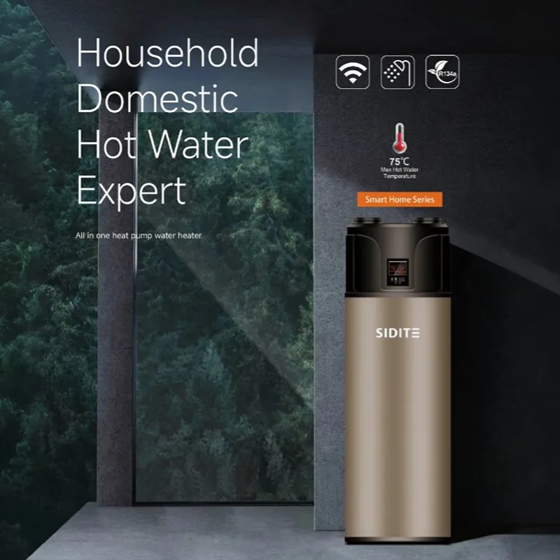 Energy-Efficient Household All-in-One 75% Efficient Heat Pump Water Heater with Bacteriostasis Scale Removal Full Water Heat manufacture