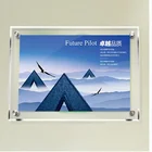 Clear Frame Customized Clear Wall Mounted Acrylic Picture Frame/Certificate Frame/Photo Frame