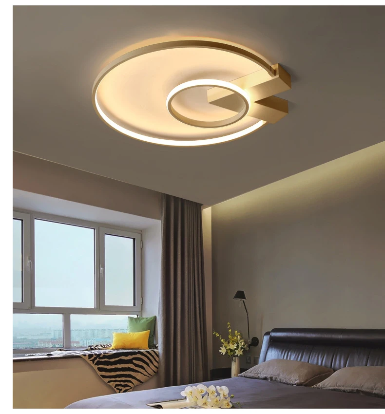 Simply Post-Modern Nordic Circle Surface Mounted LED Ceiling Lamp Indoor Round Ceiling Lighting