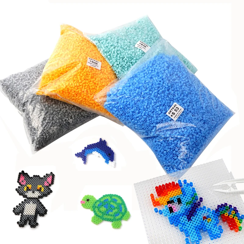 Factory Direct Supply High Quality Eco Friendly 5mm Perler Beads Custom Artkal Beads Iron Fuse Beads for Sale