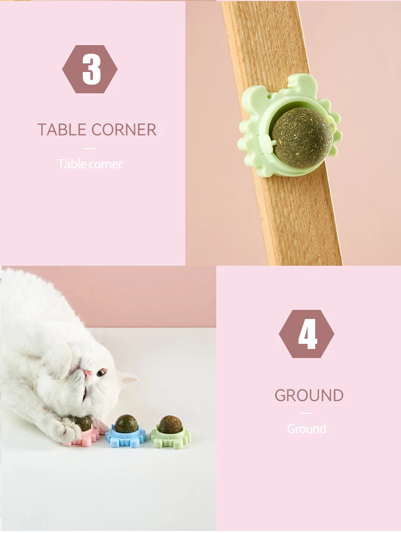 New Catnip Ball Cat Toy Teeth Grinding Creative Little Doll Plush Bell Toy Pet Products supplier