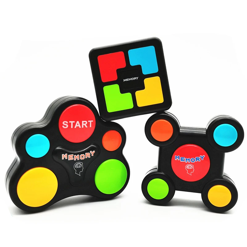 Kids Electronic Memory Brain Game Toy Mini Square Plastic for STEM & Memory Training Cube Educational Toys