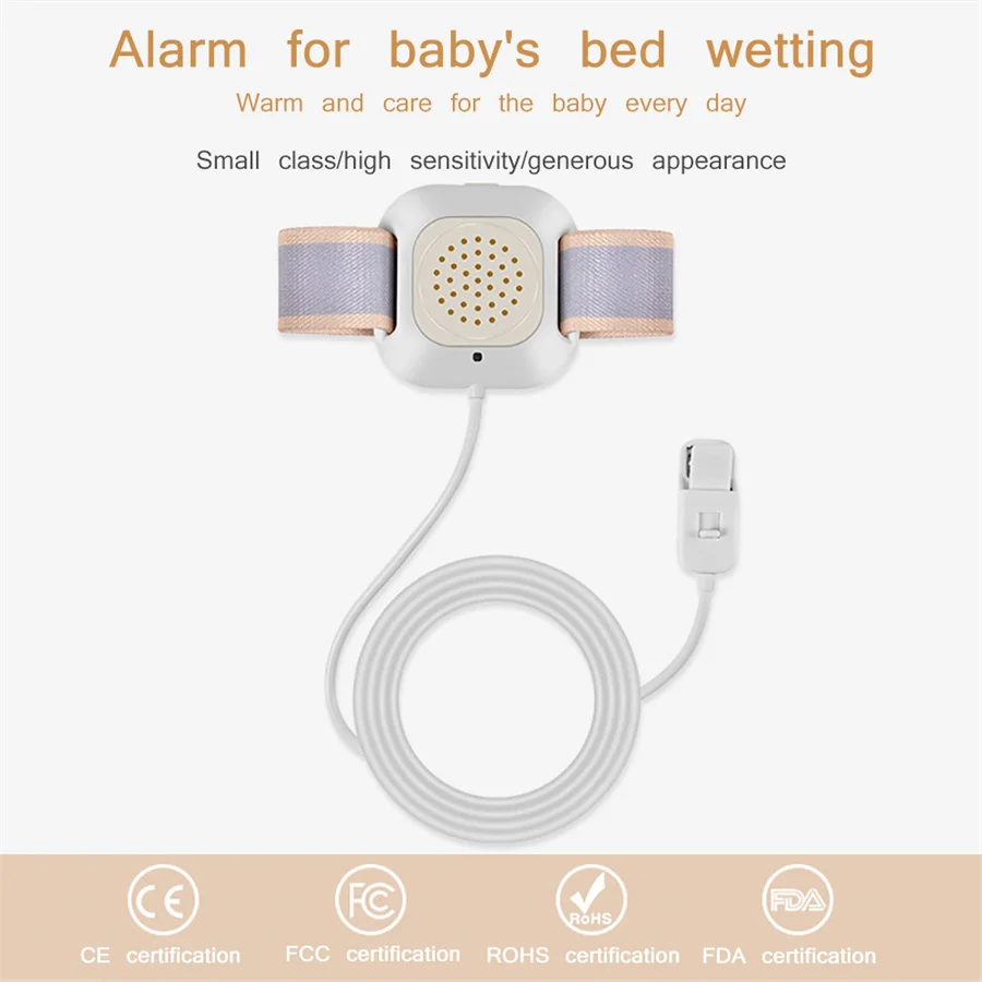Baby BedWetting Alarm Smart Baby Diaper Sensor Bed wetting Enuresis Adult Baby Urine Bed Wetting Alarm For Infant Toddler