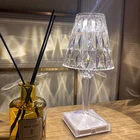 Factory Factory Cheap Price Indoor Hotel Living Room Acrylic Portable Rechargeable Led Crystal Table Light