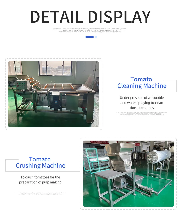 A29 Small Concentrate Tomato Paste Ketchup Making Packing Machine Production Line Tomato Sauce Processing Line factory