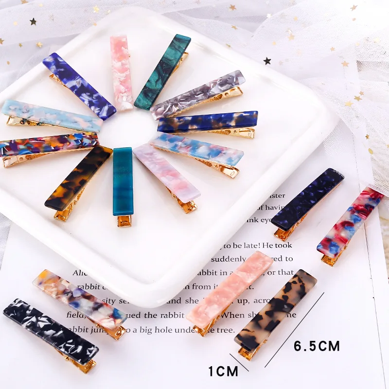 acetic acid hair clipsresin hair clipstriangle hair clipsteardrop Hair ClipsSide Clipsbang clipsfor herfor momhair clips for women