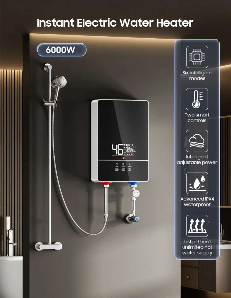 Water Heater, 220V, 6000W - detail 2