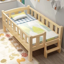 20CCB038 EStandard Kids Bed Room Furniture Toddler Bed  Stairs Wooden Children Sleeping Single Bed