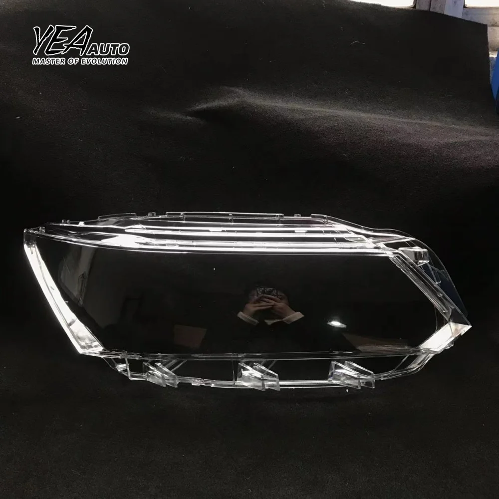product car headlight glass lampshade cover lens for vw for volkswagon passat low configuration head light lens cover 2016 2018-16
