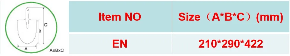 product hot sale farming garden spade carbon steel construction flat pointed shovel head-17