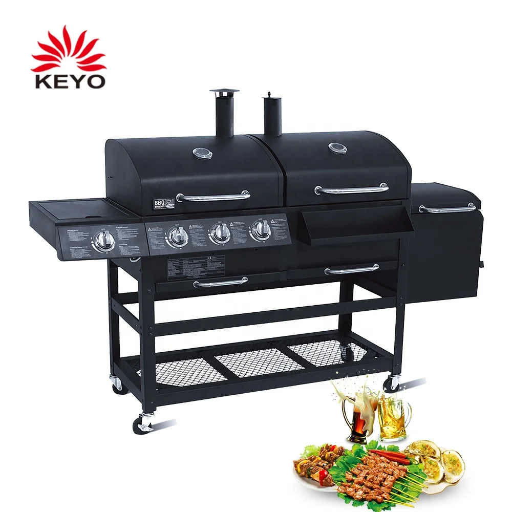 aanval ergens Aanpassingsvermogen Bbq Gas Gasgrill Grill Parts Trolley Black Gas Grill Outdoor Charcoal Comb  Gas Bbq 3 Burners Grill Gaz Smoker - Buy Gas Bbq Grill,Camping Gas Grill,Gas  Combo Charcoal Grill Product on Alibaba.com
