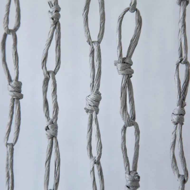 100% handmade  Eco-friendly paper rope door curtain