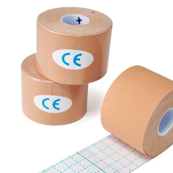 Wholesale Standard Roll Elastic Athletic Cotton 5cm Waterproof Sports Muscle Kinesiology Tape