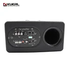 Car Audio Factory Wholesale 8 Inch Square Slim Car Audio Subwoofer Portable 12V Active Subwoofer