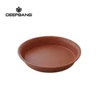 Ceramic Flower New Arrival Custom Color Ceramic Water Flower Pots Plastic Garden Flower Plant Tray