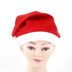 Fast shipping holiday party gifts Christmas hats, ordinary non woven adult children's hats Christmas decorations hat