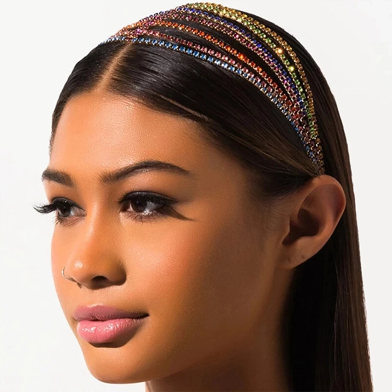 Multilayer Color Headband Luxury For Women Girls Bride Indian Wedding Hair  Accessories Jewelry - Buy Wedding Hair Accessories,Headband Luxury,Headband  Accessories Product on 