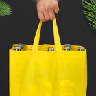 Woven Pure PP Non Woven Woman Oversized Blank Pure Color Plain Eco Friendly Large Tote Bags With Custom Printed Logo