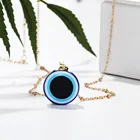 Turkish 2021 New Evil Eye Necklace Turkish Blue Eye Amulet Lucky Protection Necklace For Women And Men