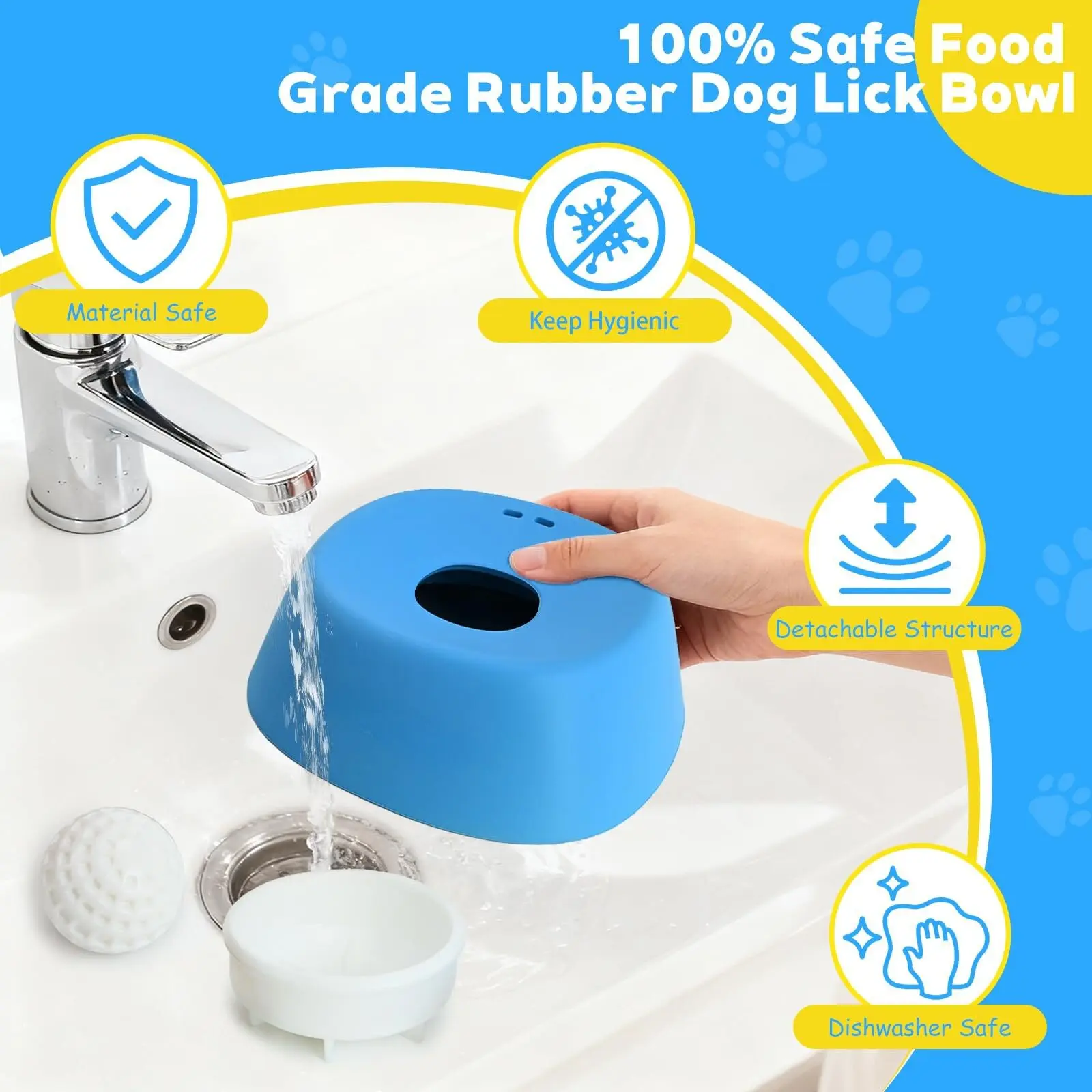 Hot Sale Anti Tip Pet Licking Toy Interactive Slow Food Toy Relieve Boredom Anxiety Chew Toy for Dogs Pet Products manufacture