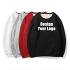Jackets 2021 Custom Sweatshirt Plus Velvet Hoodies Pure Color Thick Winter Men Hoodies Jackets