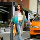 Jumper 2021 New Arrive Ugly Loose V-neck Pink Women Pullover Jumper Sweater Knitwear