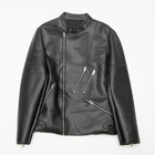For Men 2021 New Arrival Multi Zipper Stylish Motorcycle Pu Leather Jackets For Men