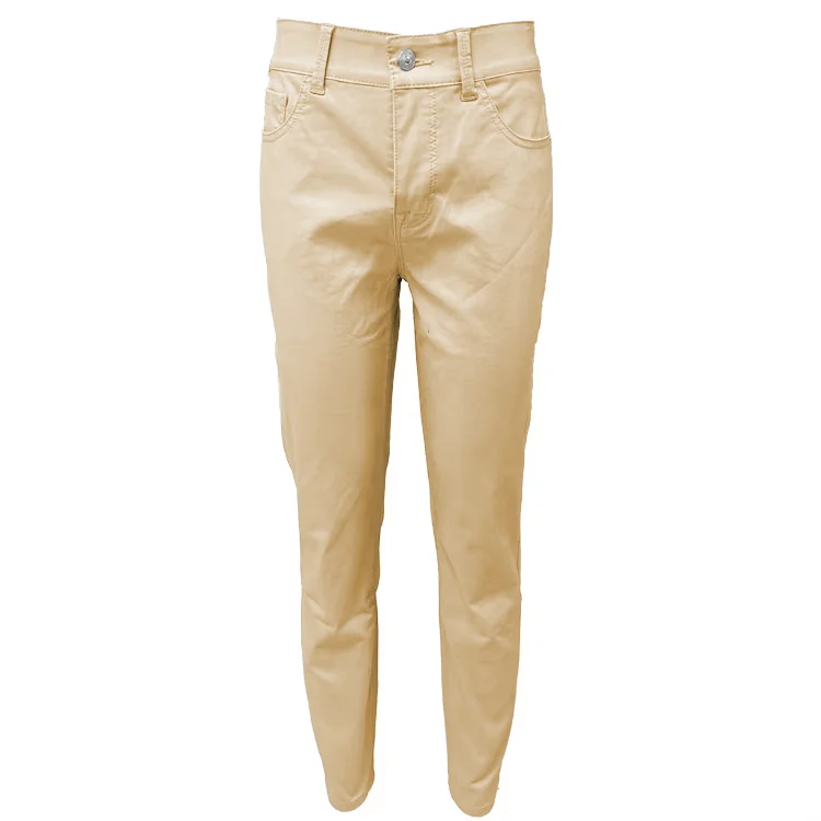 Women's Regular Jeans Simple Style Mid Waist Slim Skinny Plus Size Denim Breathable Pencil Pants Solid Pattern Color for Woman factory