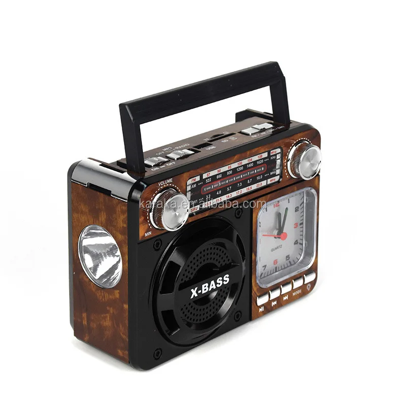 135 manufacture best selling multi band rechargeable radio with handle,torch ,mp3 player and high quality sounds