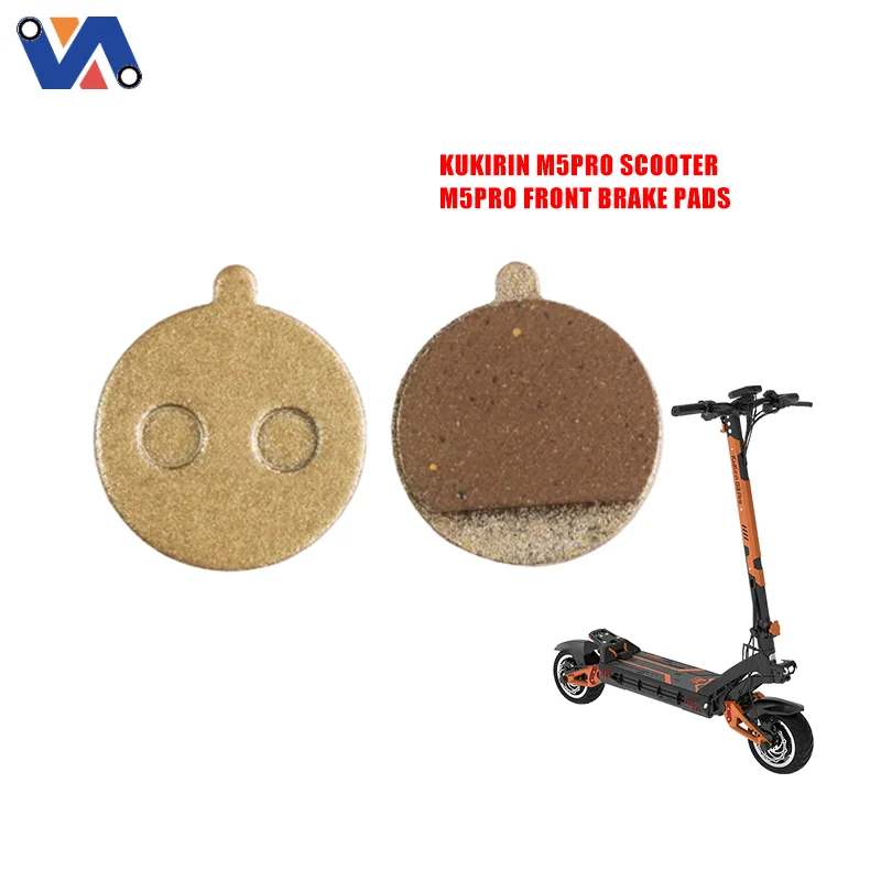 product original new image front brake pads for kugoo kukirin m5 pro electric scooter 48v rubber front brake caliper pads-3