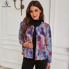 Elegant Coat Woman Elegant Wholesale Latest Fashion Abstract Print Graphic Quilted Coat Woman Jacket Cardigan Women